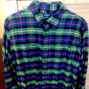 J Crew Flannel Sz Lg